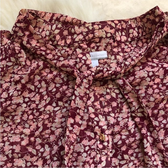 New York & Company Floral Blouse - Picture 3 of 7